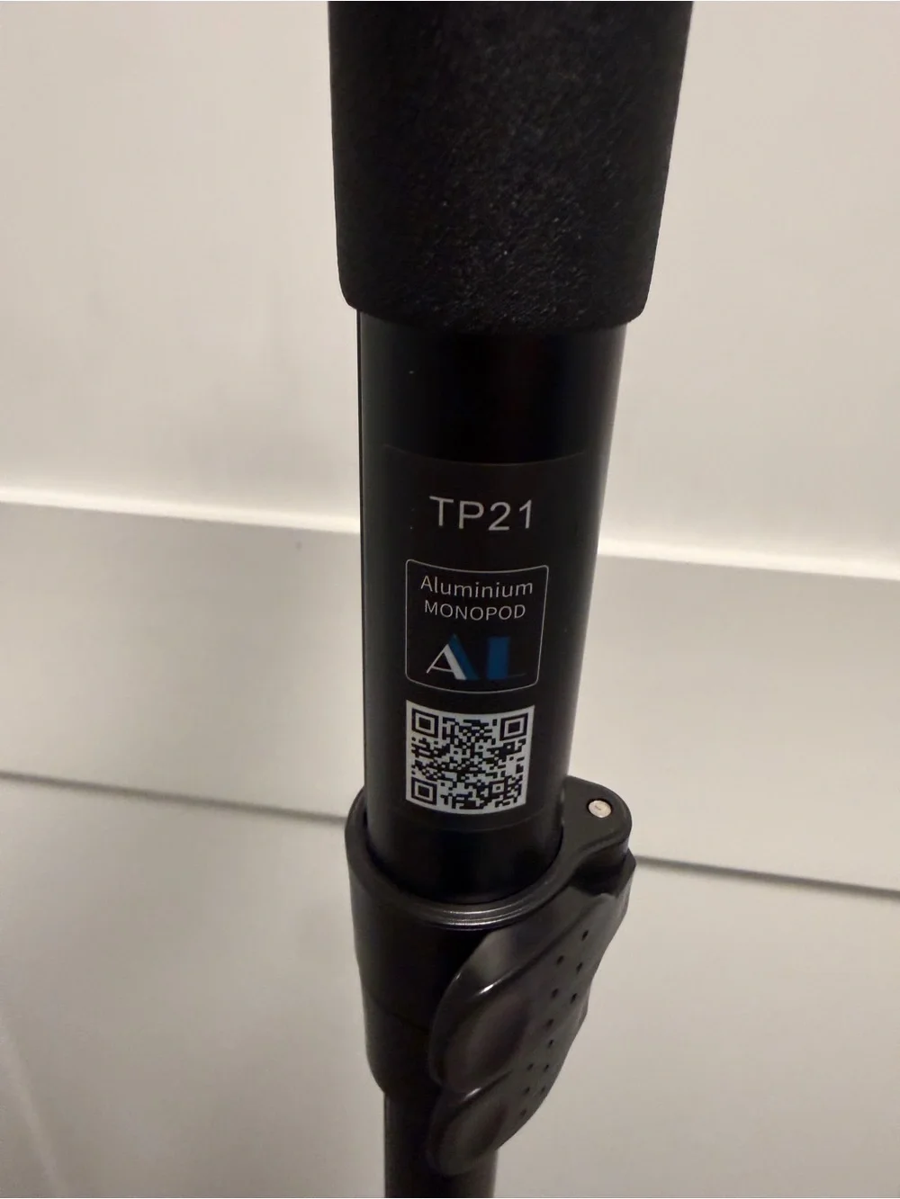 Black Lightweight Monopod Stand with Mini Tripod Base - Professional Support